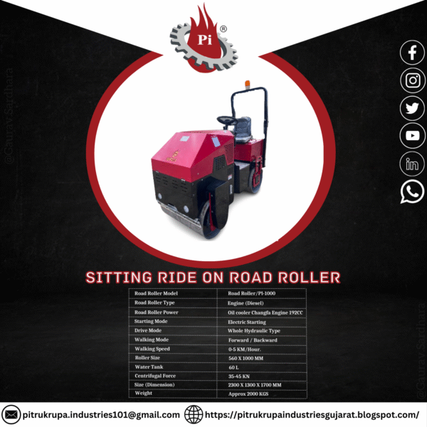 Ride On Road Roller - Image 5