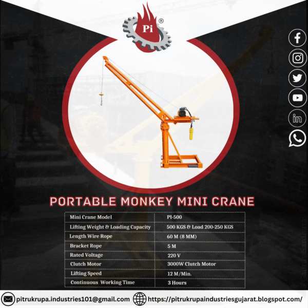Mini Monkey Lift PI-500 KGS - Image 3