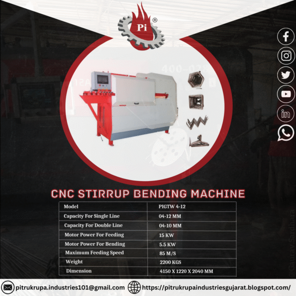 CNC Stirrup Bending Machine - Image 2