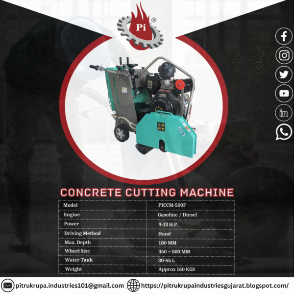 Concrete Cutting Machine PI-500F - Image 2