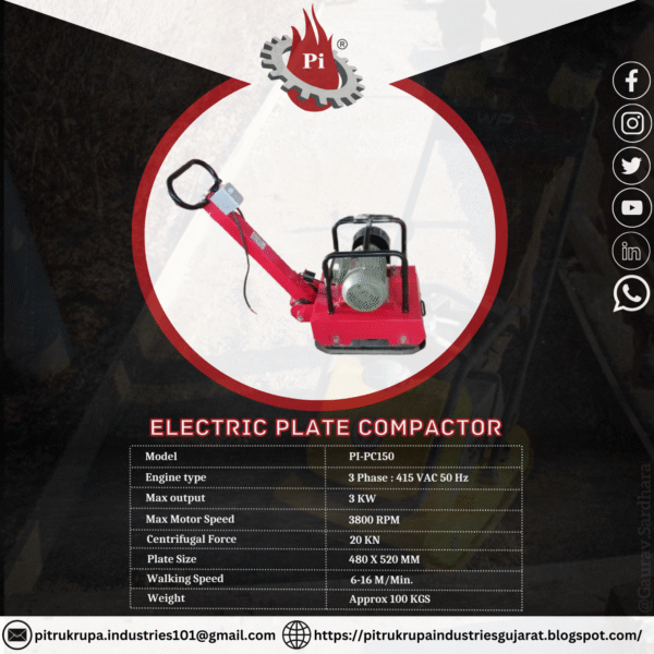 Plate Compacter PI-PC150E - Image 2