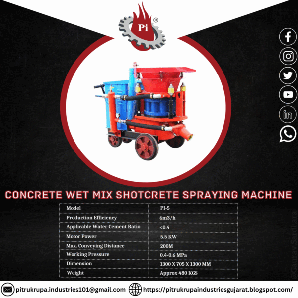 Concrete Wet Shotcrete Machine - Image 2