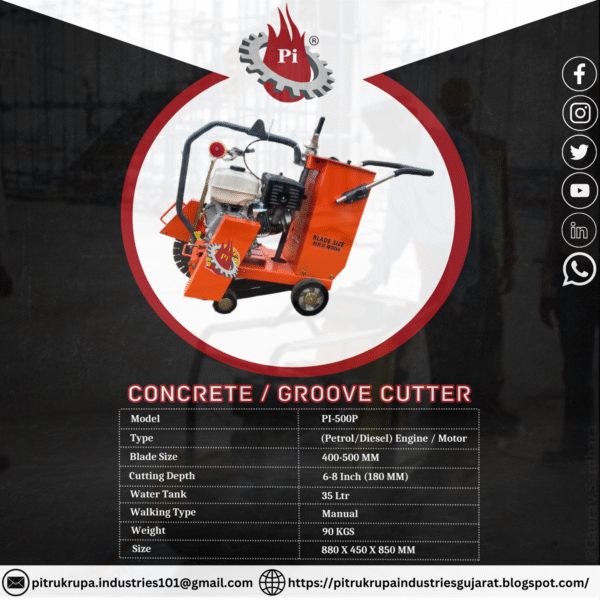 Concrete Cutting Machine PI-500P - Image 2