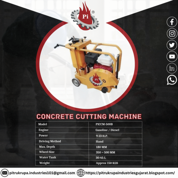 Concrete Cutting Machine PI-500B - Image 2